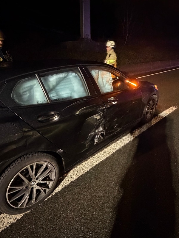 Am heutigen Abend gegen 21:00 Uhr ereignete sich auf der Bundesautobahn in Fahrtrichtung