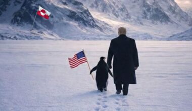 Streit um Arktis-Insel: „Embrace the penguin“ – Hohn und Spott für Weißes Haus wegen KI-generiertem Grönland-Bild