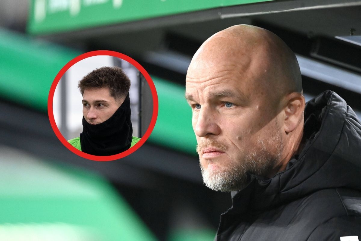 Rouven Schröder schaut auf Cvancara.