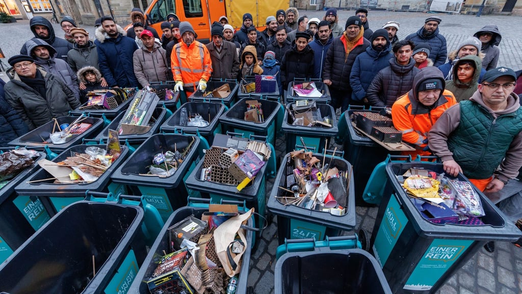 Neujahrsputz junger Muslime gegen Stadtbild-Debatte