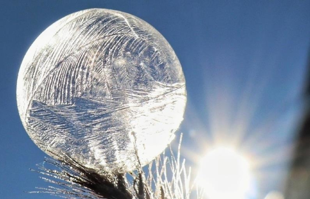 Ein strahlender Neujahrsgruß aus Breitenberg