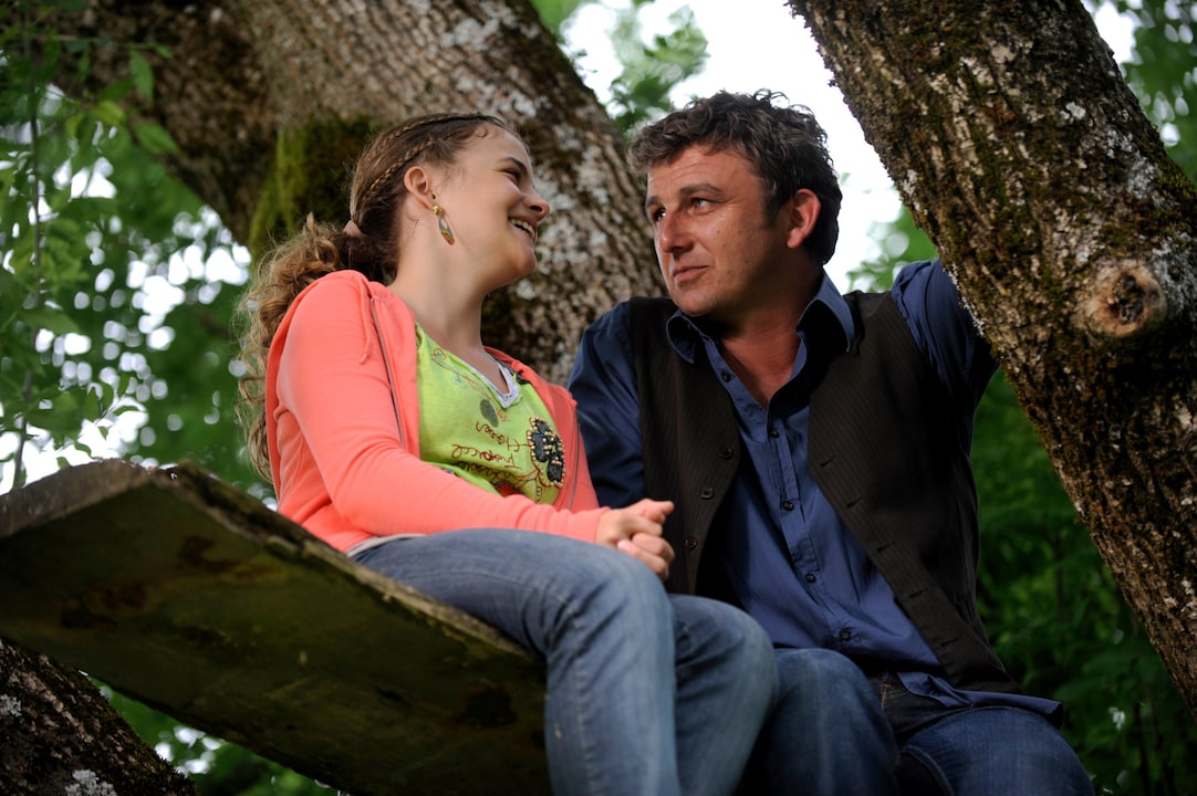 "Der Bergdoktor" 2008: Ronja Forcher (Lilli) und Hans Sigl (Martin Gruber)