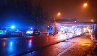 Großeinsatz von Polizei und Feuerwehr nach Mitteilung über Zug-Unfall