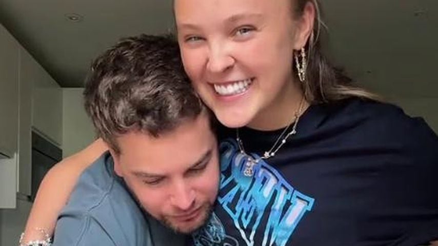 Chris Hughes und JoJo Siwa