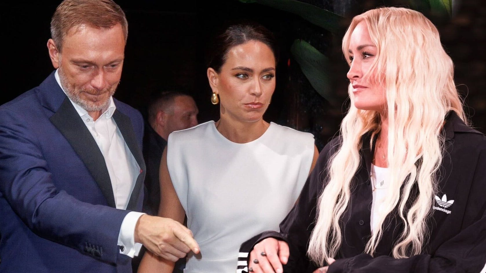 Christian Lindner, Franca Lehfeldt und Sarah Connor: Sie sind vom Stromausfall betroffen.