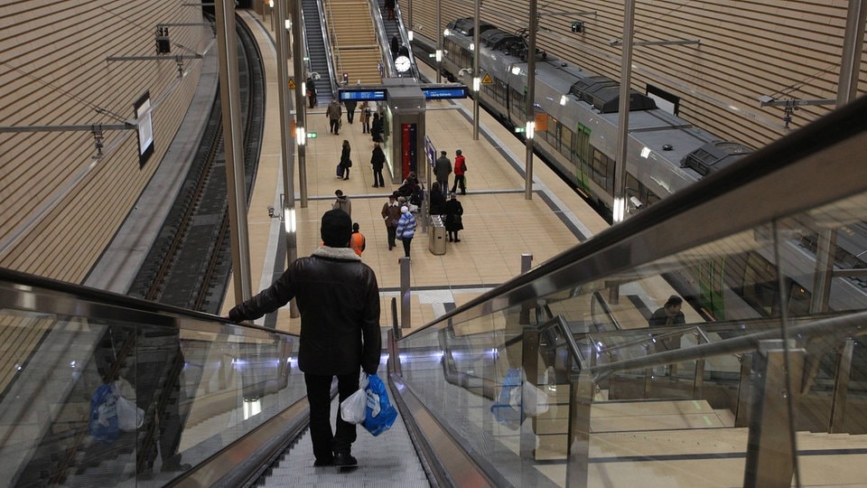 Deutsche Bahn modernisiert im City-Tunnel in Leipzig