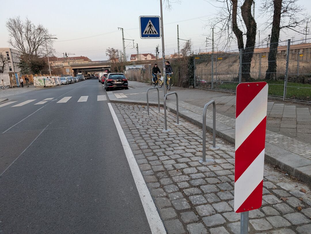 Über 200 neue Abstellmöglichkeiten für Fahrräder in Dresden