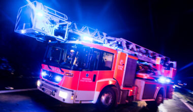 Feuer in Wohnhaus in Mannheim