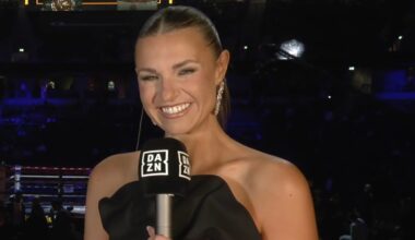 Boxen – Agit Kabayel: Das steckt hinter dem Hingucker-Outfit von Laura Wontorra! | Sport