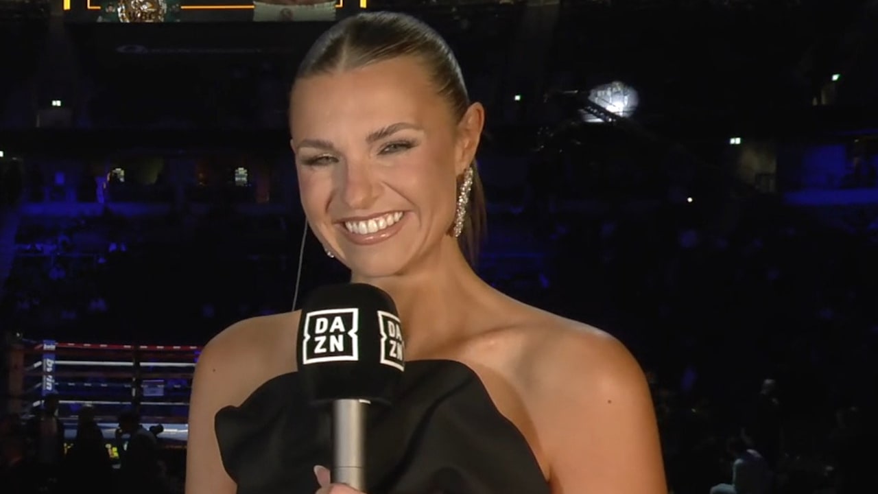 Boxen – Agit Kabayel: Das steckt hinter dem Hingucker-Outfit von Laura Wontorra! | Sport