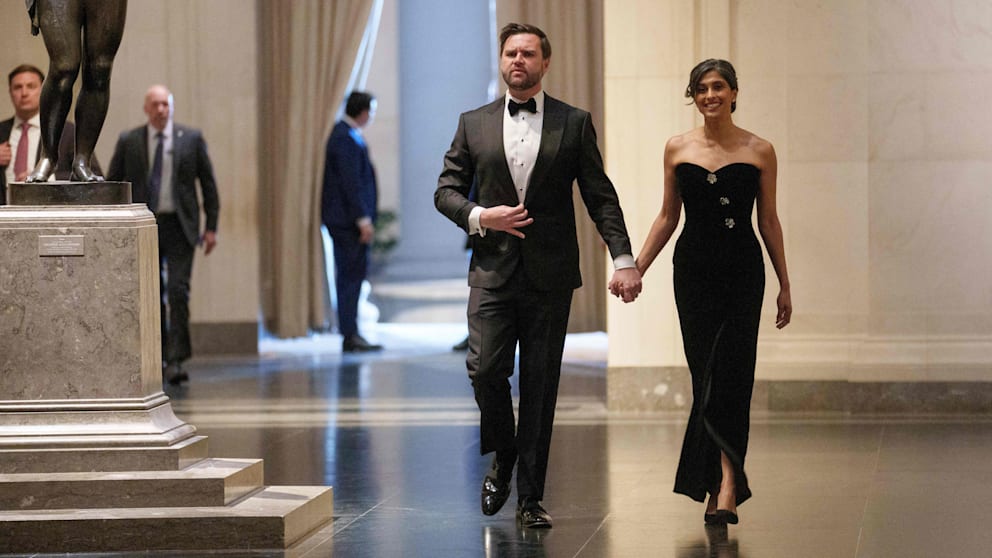 Glamourpaar in Washington: JD und Usha Vance. Das Paar ist seit