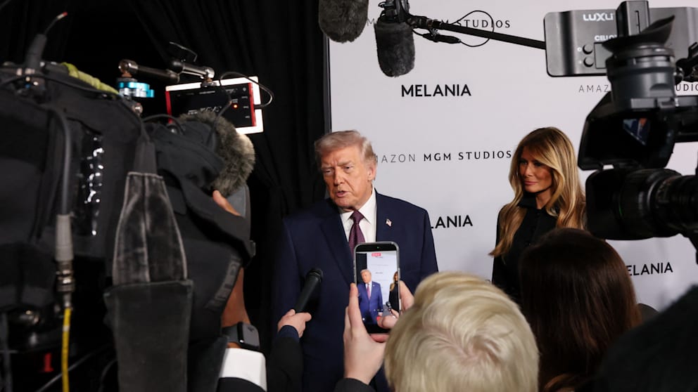 Der Medienrummel im Trump-Kennedy-Center war groß