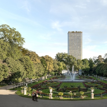So sah der Entwurf für das Hochhaus der DEVK aus.