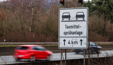 Taumittelsprühanlage an der A2 am Bielefelder Berg außer Betrieb