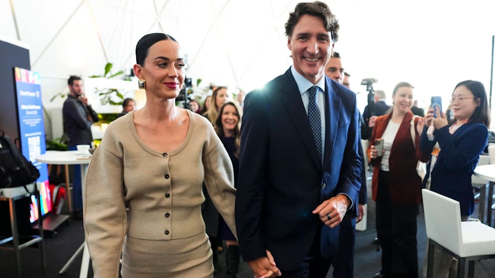 Glamour-Paar: US-Popstar Katy Perry (41) mit Kanadas Ex-Premier Justin Trudeau (54)