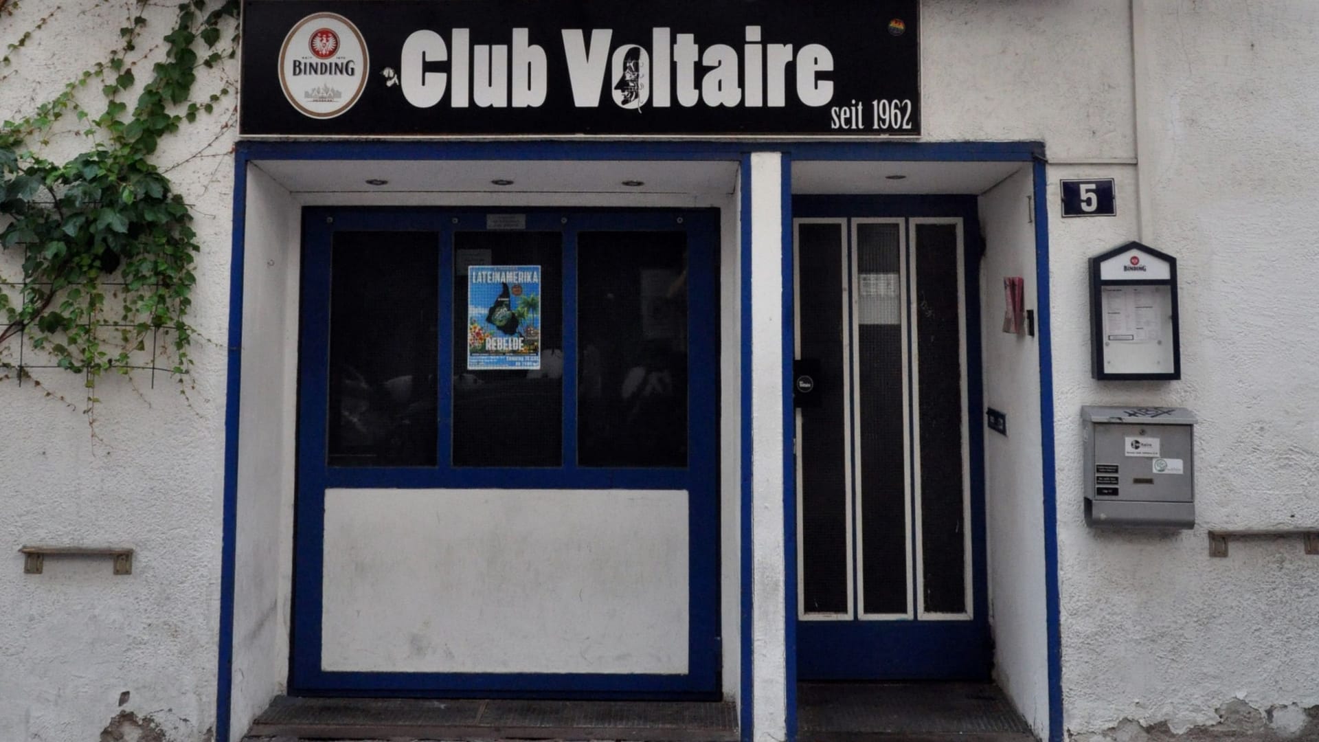 Der Club Voltaire in der Frankfurter Innenstadt (Archivbild): Dieser wurde bereits im Jahr 1962 eröffnet.