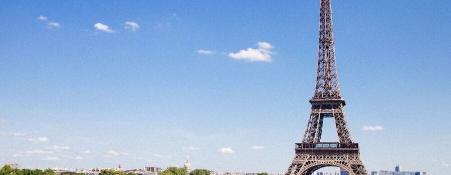 Der Eiffelturm in Paris.