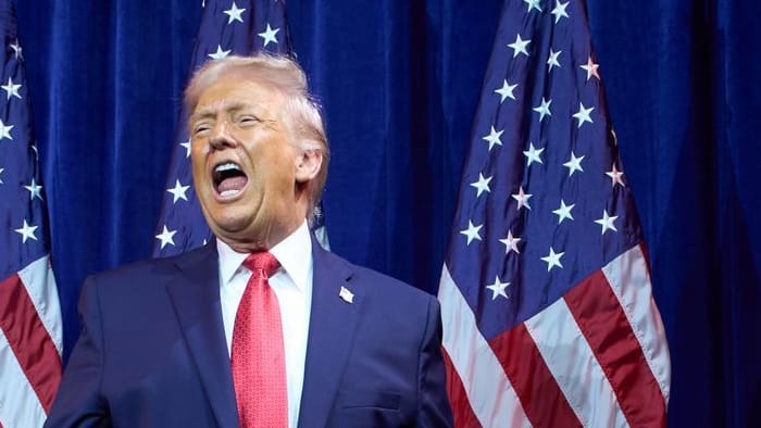 Donald Trump: Er glaubt nicht an die Unterstützung der Nato.