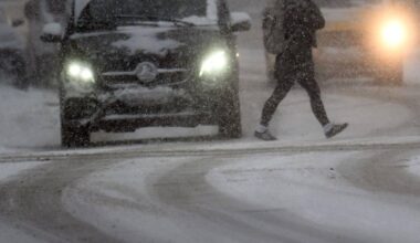 Vorsicht wegen Schnee und Glätte auf Straßen