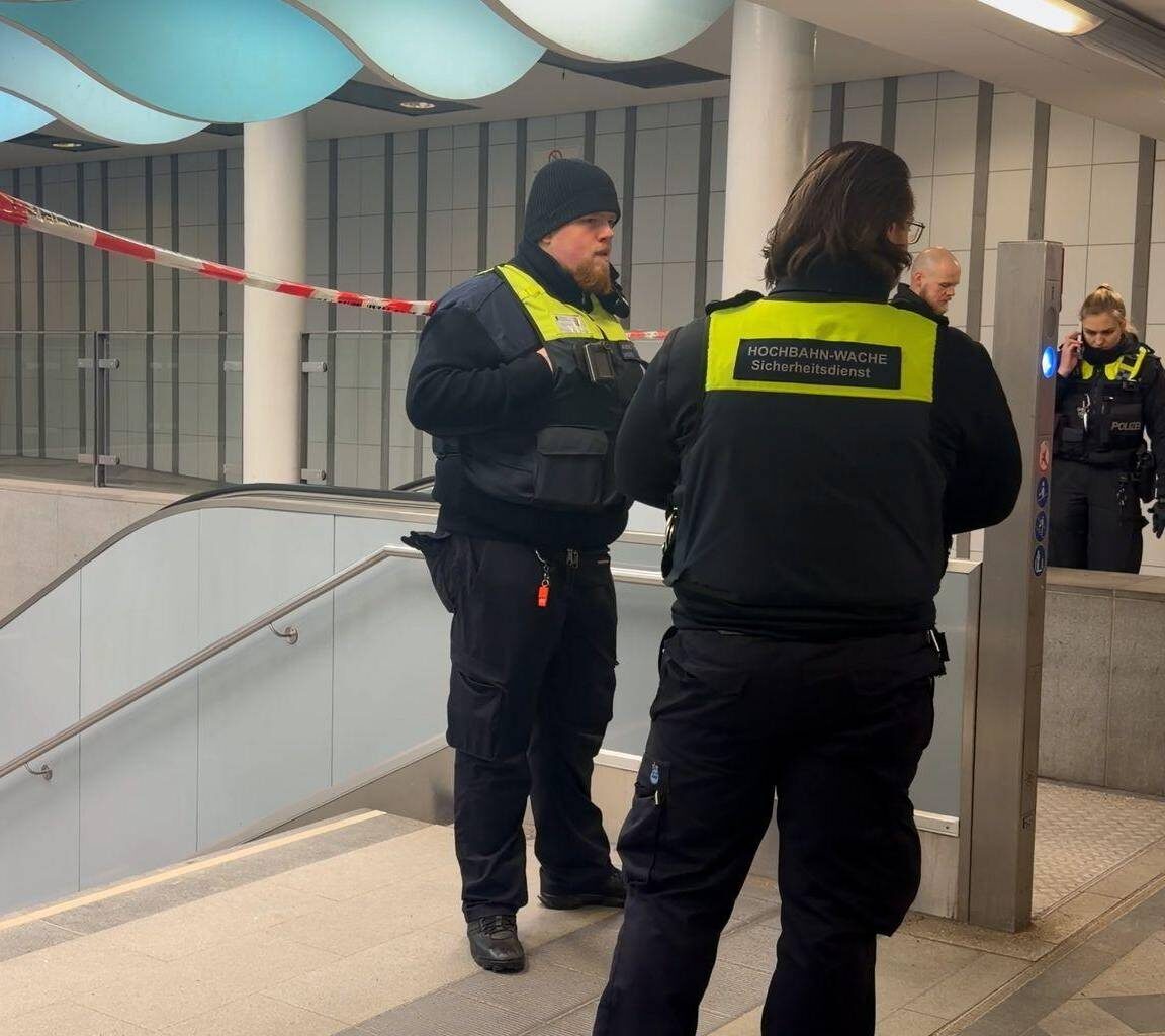 Mordkommission ermittelt zu Toten in Hamburger U-Bahnstation