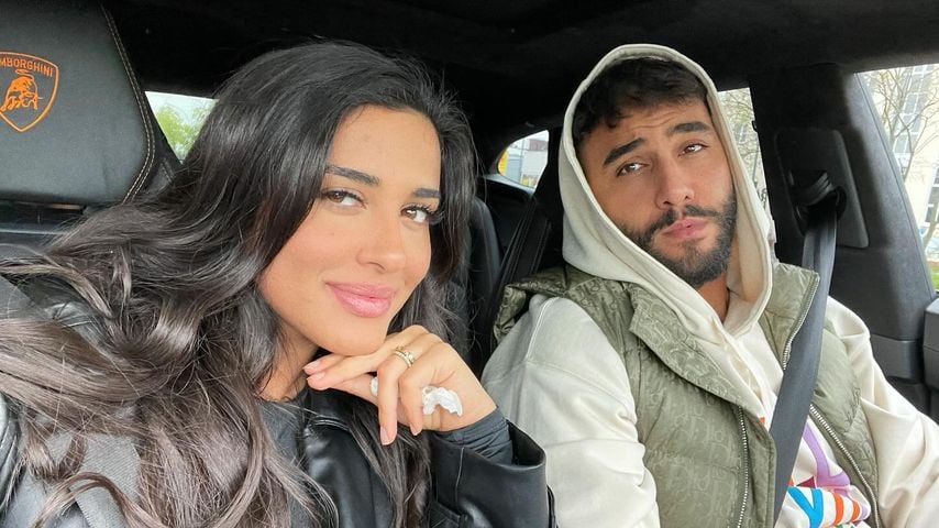 Samra und seine Frau Dunja Akkouche im Dezember 2024