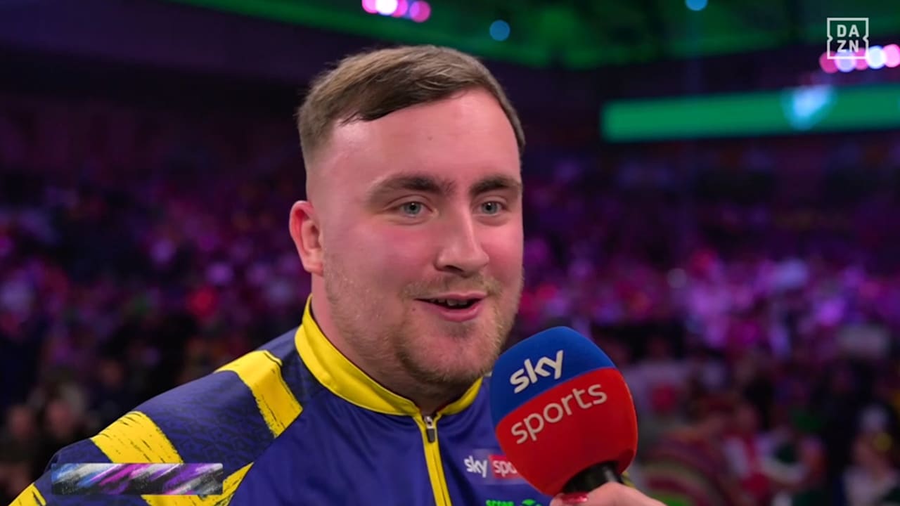 Darts-WM: Luke Littler wendet sich im Interview an Anthony Joshua | Sport