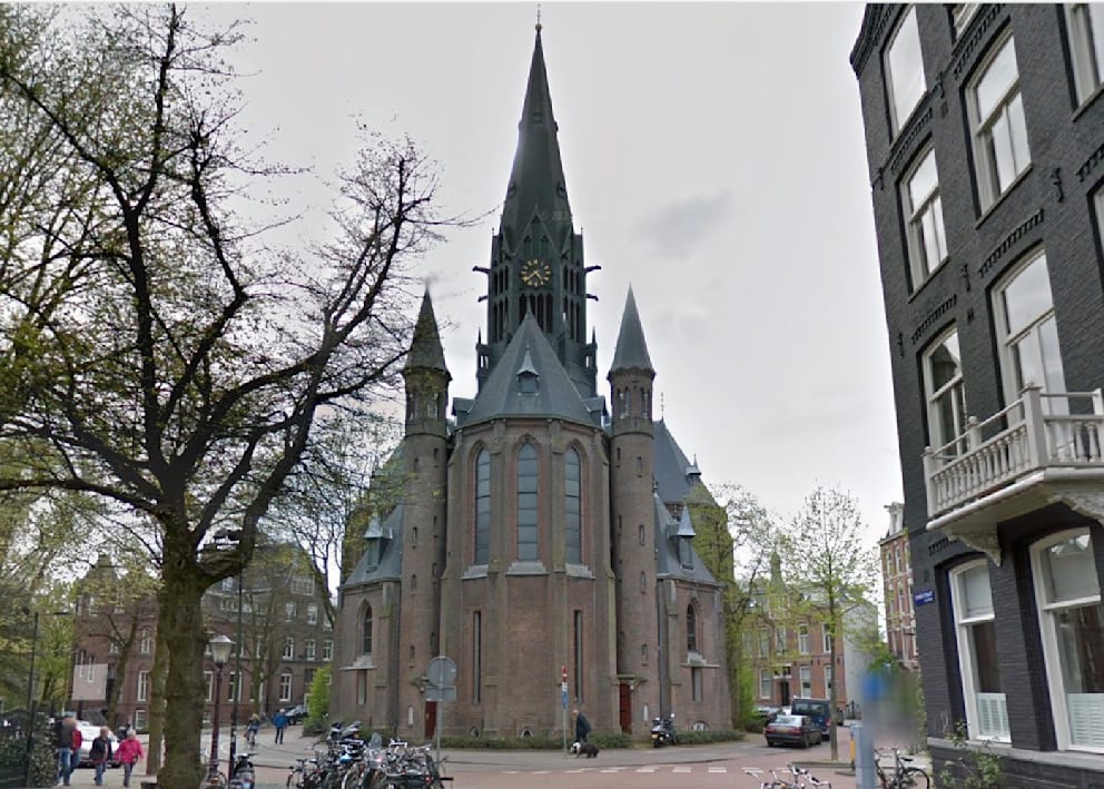 Die Vondelkirche, wie Anwohner und Touristen sie liebten