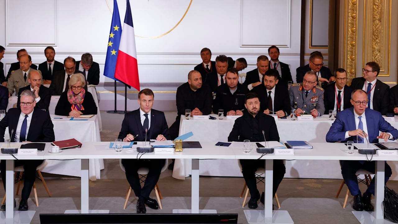 Mit Selenskyj, Merz und Macron: Großer Ukraine-Gipfel in Paris hat begonnen | Politik
