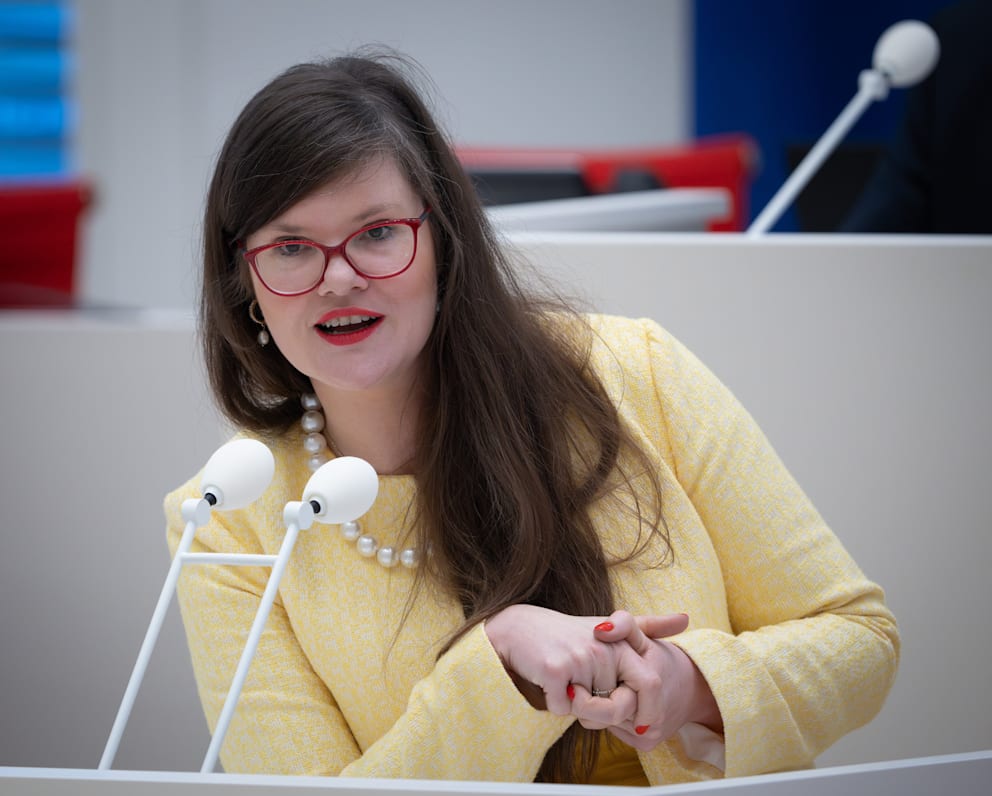 Jouleen Gruhn (41, Ex-BSW) soll das Vizepräsidenten-Amt verlieren