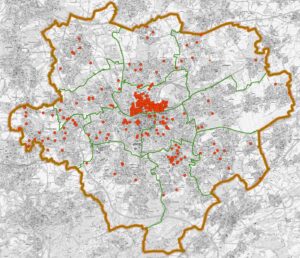 Einsatzorte des Ermittlungsdienstes Abfall EDA