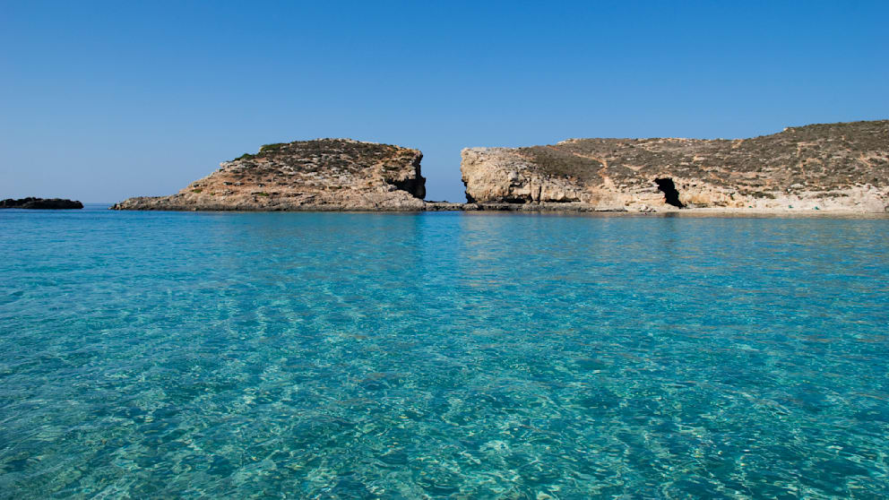 Blue Lagoon auf Comino Island, Malta