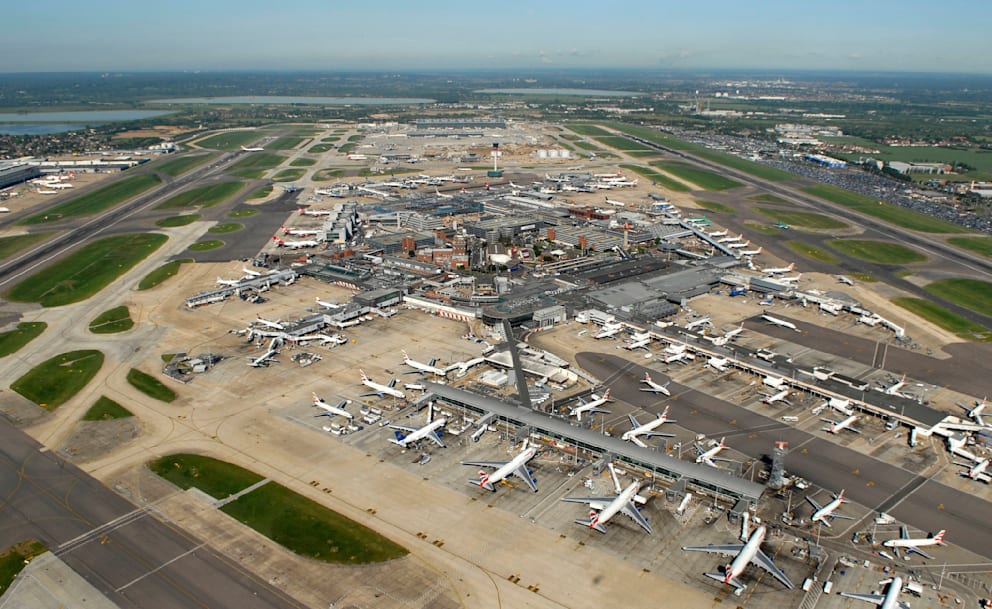 Der Airbus der Lufthansa musste kurz nach dem Start wieder umkehren und auf dem Flughafen Heathrow (Foto) landen