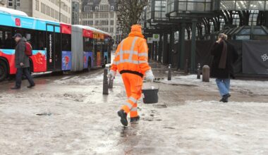 Die BSR verschenkt Splitt an alle Bürger