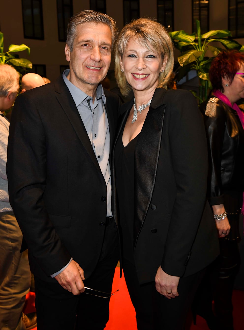 Claudia Jung und ihr Ehemann Hans Singer bei einer Schlager-Preisverleihung 2020 in Berlin