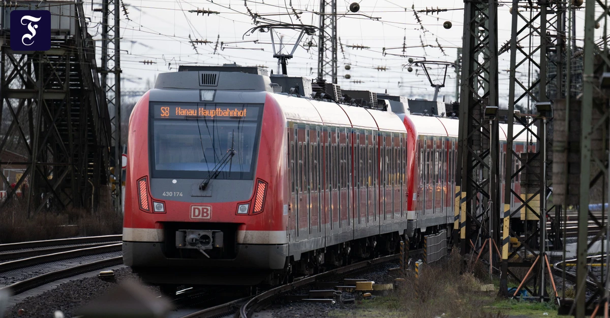 S-Bahnverkehr zwischen Wiesbaden und Frankfurt streckenweise gesperrt