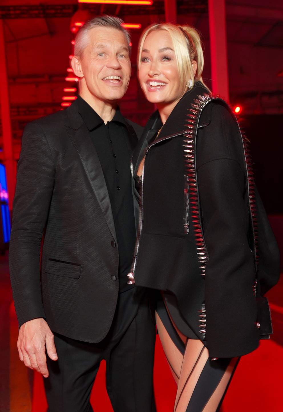 Frank Briegmann (58), Chef von Universal Music, mit Popstar Sarah Connor (45)