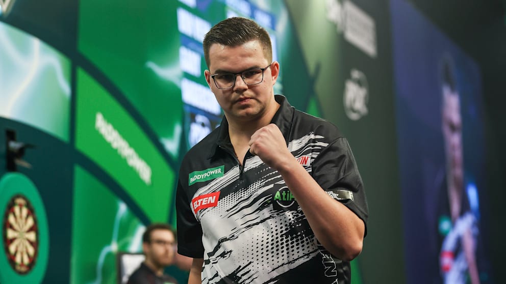 Gian van Veen (23) gewann die letzten beiden Auflagen der PDC-Jugend-Weltmeisterschaft