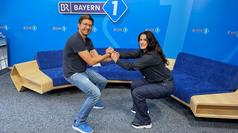 Melitta oder Philipp?: Wer bleibt länger in der "Abfahrtshocke"? | Bayern 1 | Radio