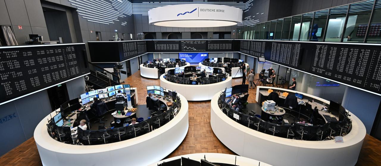 Blick in die Frankfurter Börse