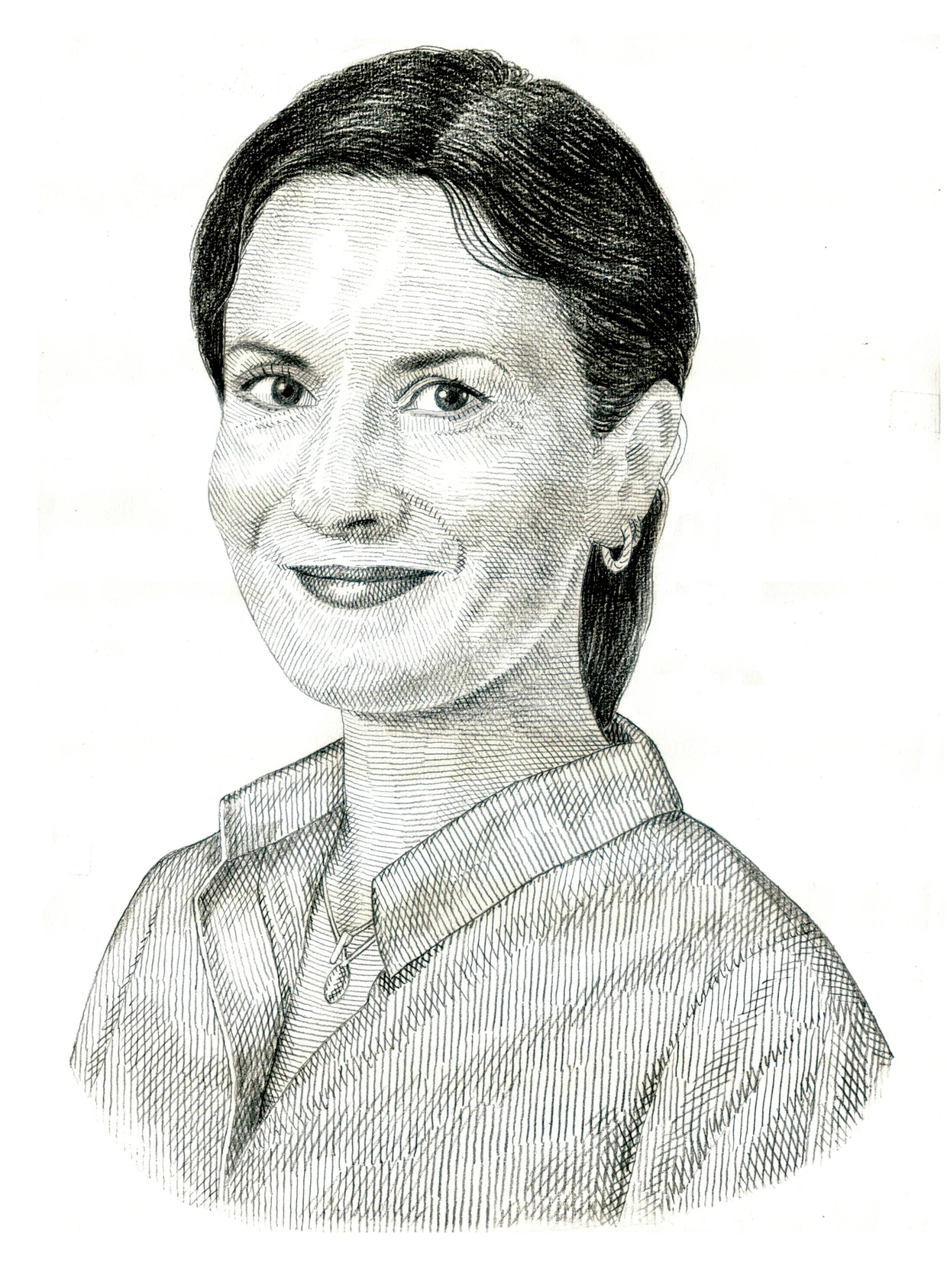 Frankfurter Gesichter: Sabine Nietmann Illustration Alfred Schüssler