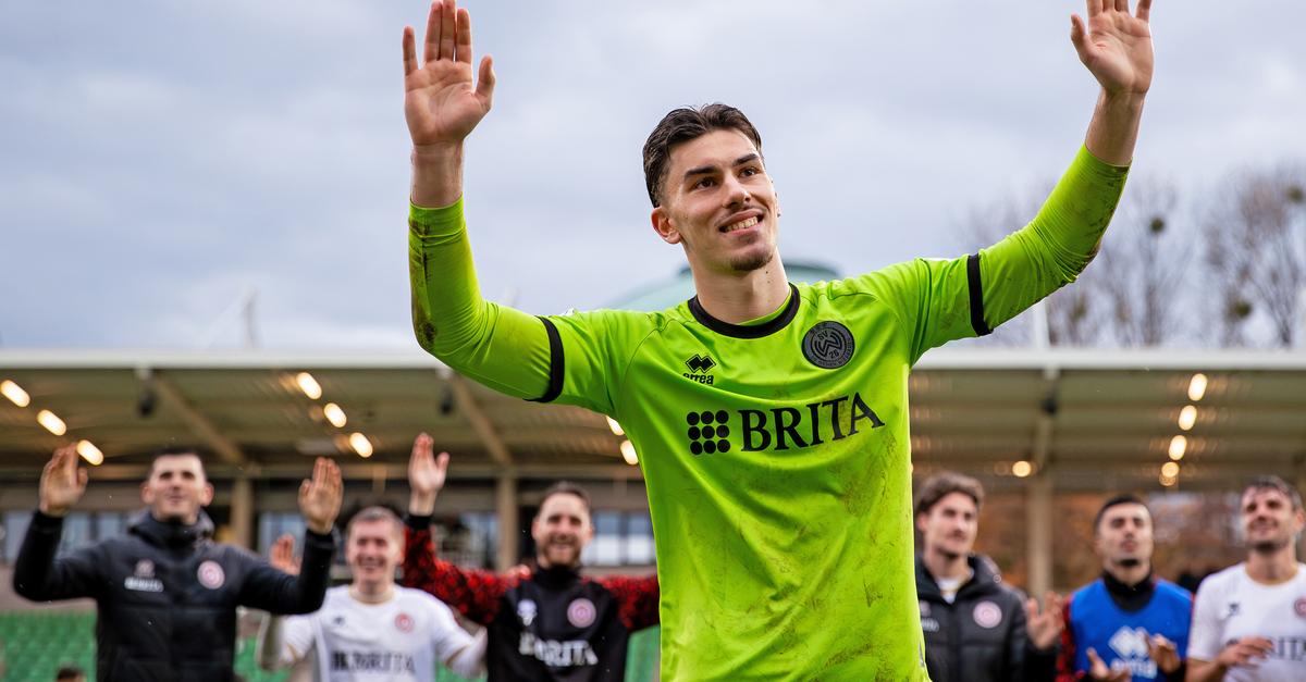 Noah Brdar mit erfolgreichem Drittliga-Debüt beim SV Wehen Wiesbaden