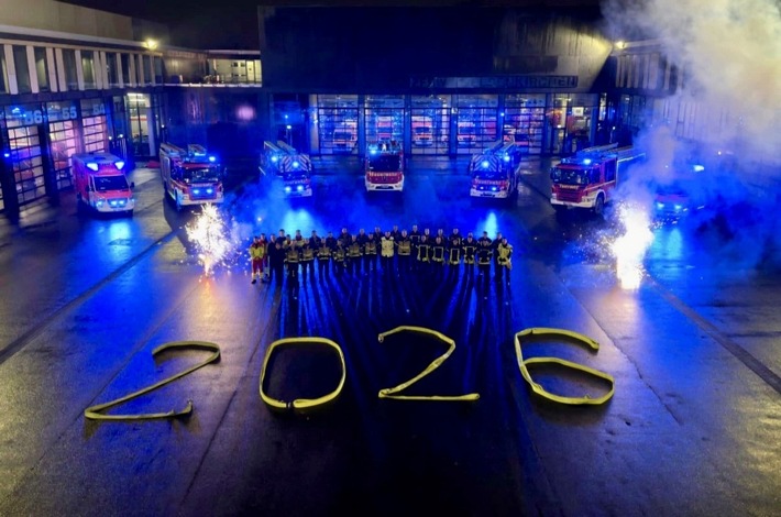 FW-GE: Feuerwehr Gelsenkirchen im Einsatz - Neujahrsnacht mit mehreren Einsätzen