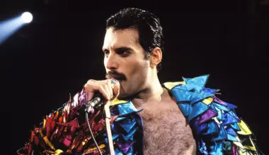 Freddie Mercury bei einem Auftritt 1982 in Kalifornien.