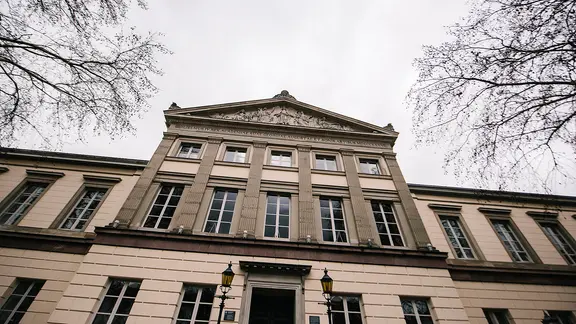 Blick auf die Aula der Georg-August-Universität Göttingen.