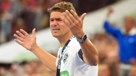 Trainer Christian Prokop von der TSV Hannover-Burgdorf