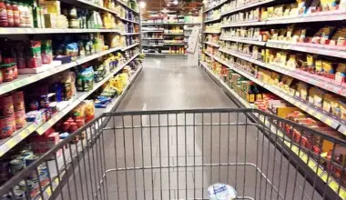 Hochverarbeitete Lebensmittel Supermarkt