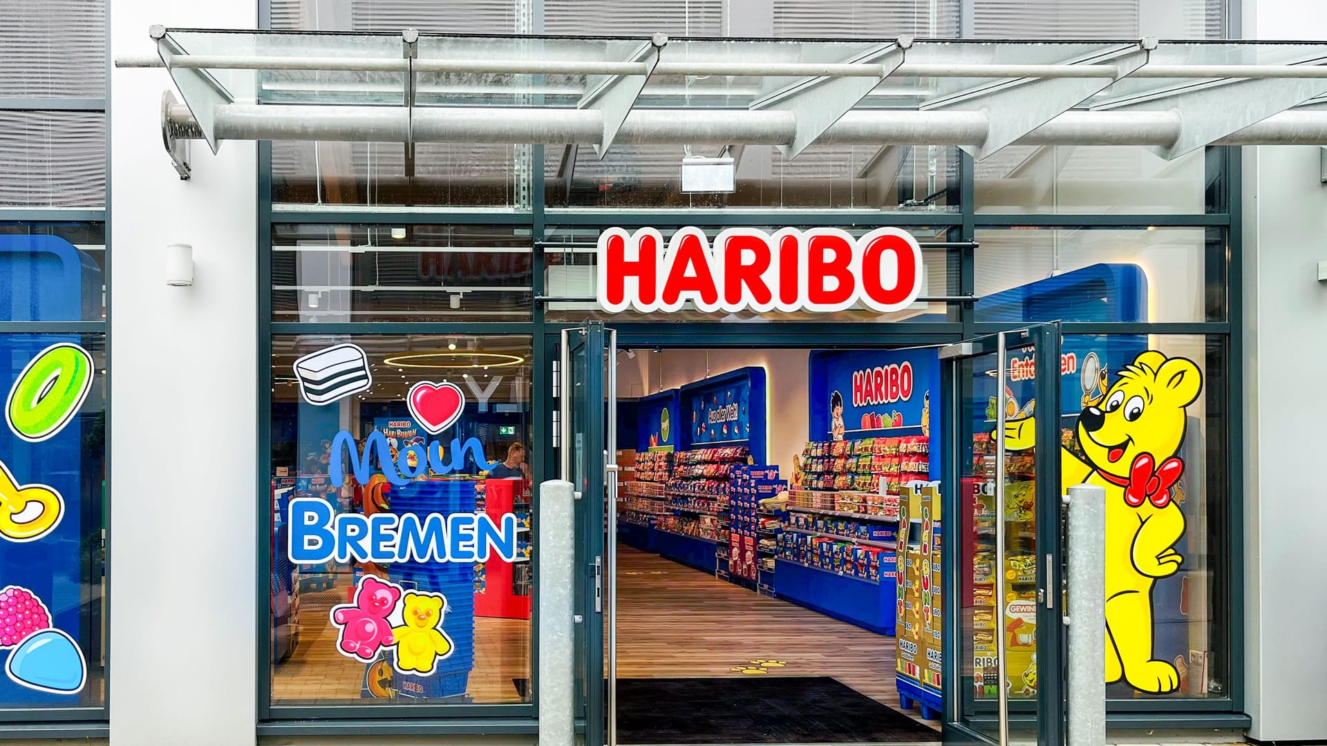 Im Ochtum-Park gibt es ein Haribo-Outlet.