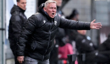 Sandhausens Trainer Olaf Janßen war keineswegs über die Schlappe in Nürnberg amüsiert. Bild: Imago/fotopress