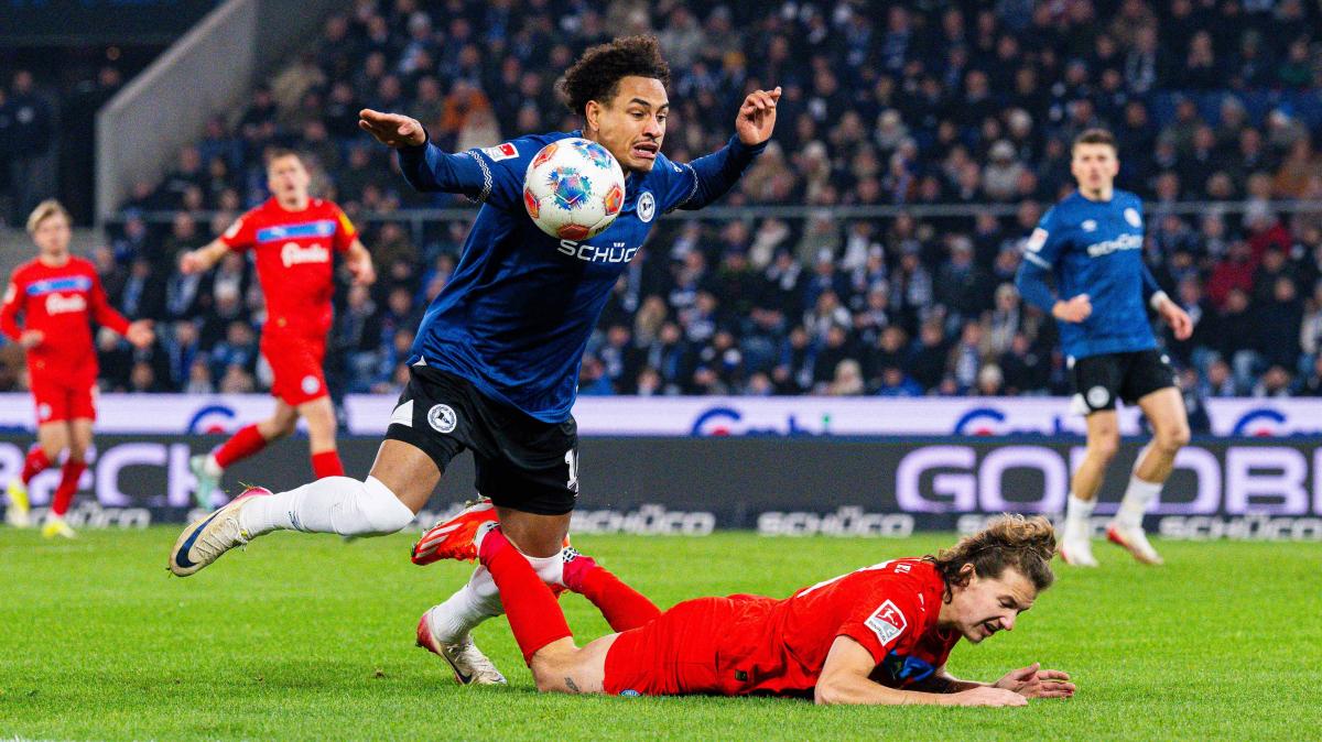Holstein Kiel verspielt 2:0-Führung bei Arminia Bielefeld