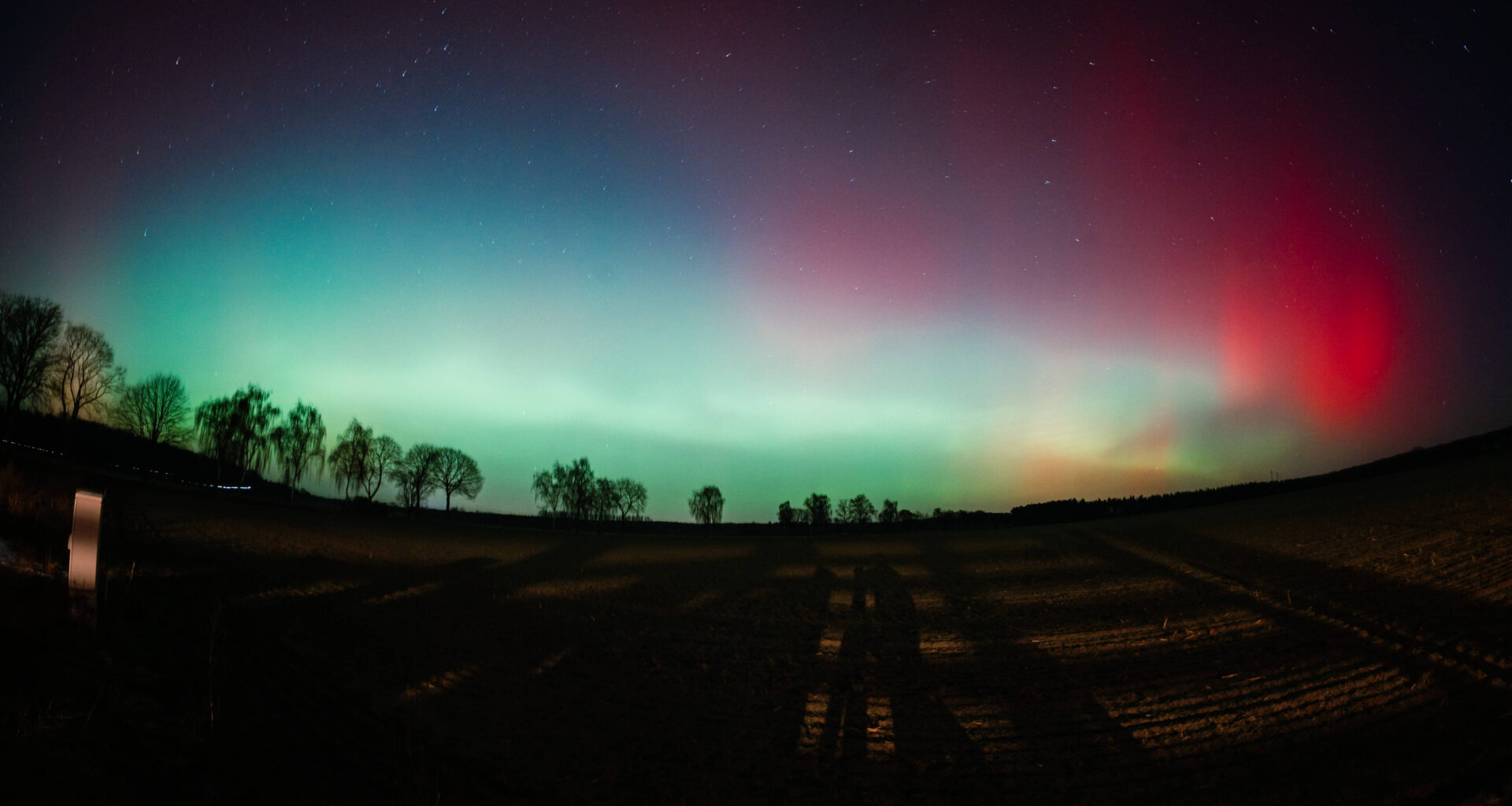 Polarlichter in Niedersachsen.